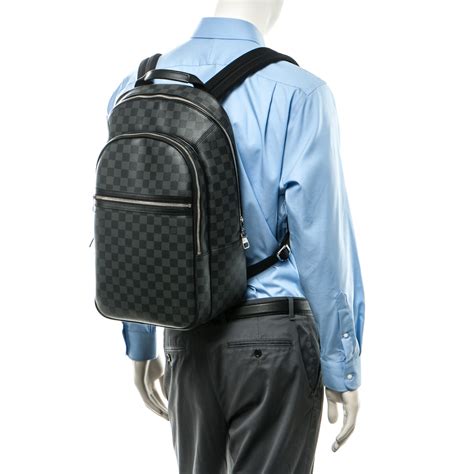 louis vuitton backpack michael nm damier graphite noir|damier graphite canvas.